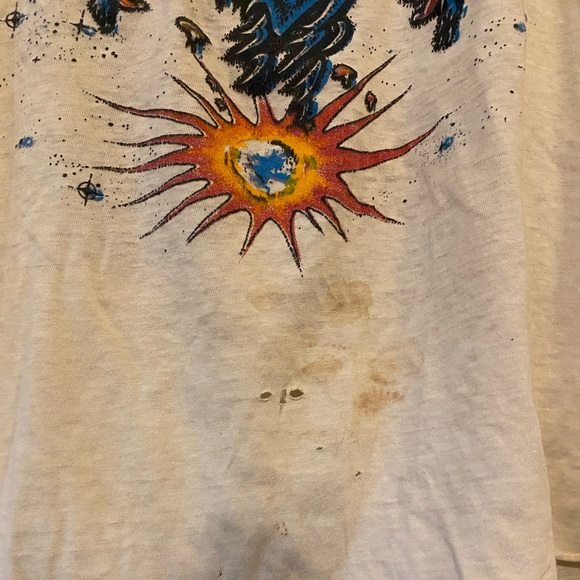 RARE Vintage 1978 Boston Long Sleeve 3/4 Baseball Band Tee - Picture 3 of 5